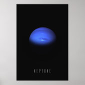 Poster Neptune - Le géant bleu venteux du solaire externe (Devant)