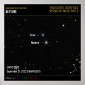 Poster Neptune NIRCam Compass James Webb Telescope JWST (Devant)