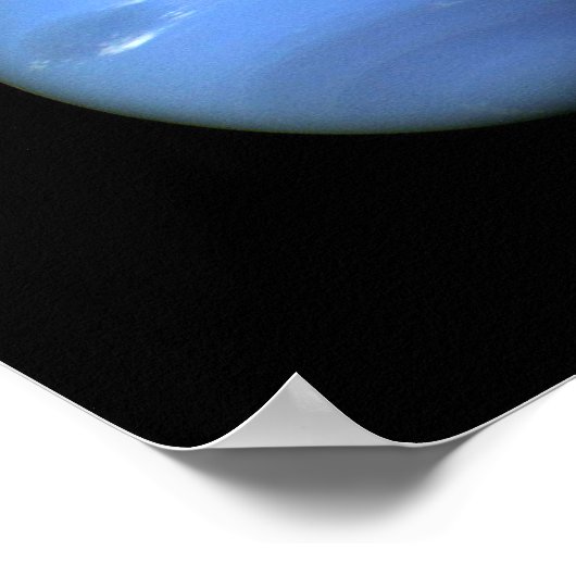 Poster Neptune planète NASA (Coin)
