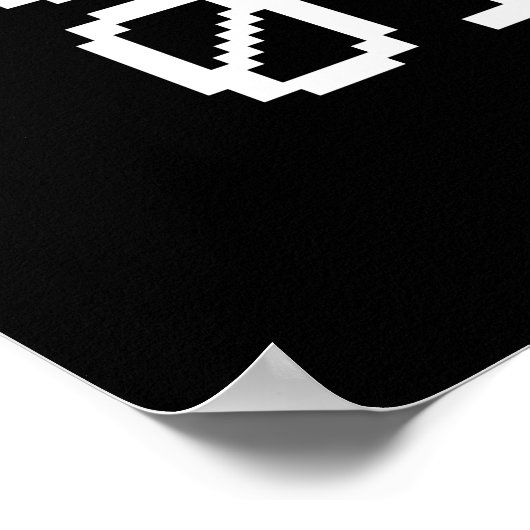 POSTER NERD BINAIRE (Coin)