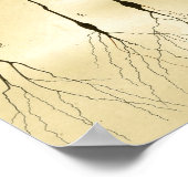 Poster Nerfs vintages du système nerveux central 1886 (Coin)