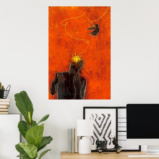 Poster Nervosa (Bureau à domicile)