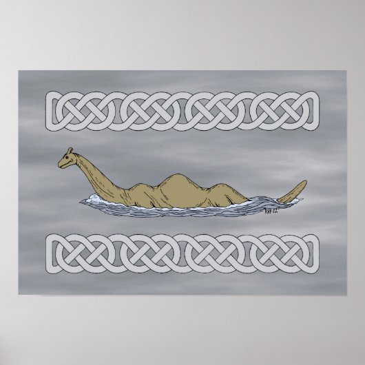 Poster Nessie le monstre Loch Ness (Devant)