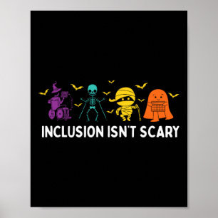 Poster N'est pas effrayant Cute Boo Lovely Ghost Hallowee