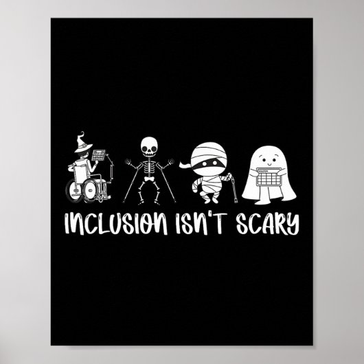 Poster N'est pas effrayant professeur Skeleton Ghost mign (Devant)