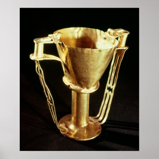 Poster Nestor's cup, Mycenae, c.1550-1500 av. (Devant)