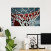 Poster Net de basket-ball (Bureau à domicile)