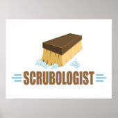 Poster Nettoyage amusant (Devant)