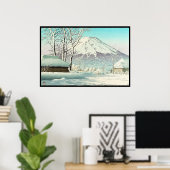 Poster Nettoyage après neige à Oshiono Hasui Kawase (Bureau à domicile)