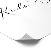 Poster Nettoyage aquarelle | Station pour enfants horizon (Coin)