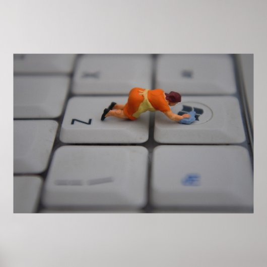 Poster Nettoyage de Windows (Devant)