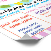 POSTER NETTOYAGE DU PRINTEMPS ? VENTE DU DON (Coin)