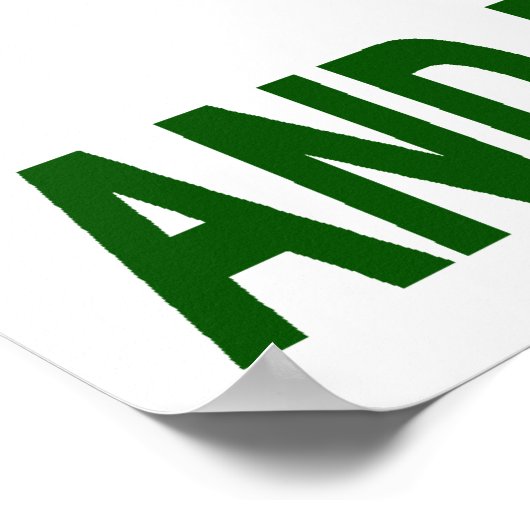 POSTER NETTOYAGE ET CONDUITE VERT (Coin)