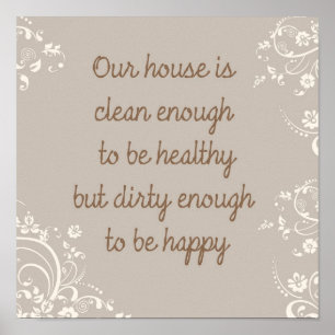 Poster Nettoyer Assez