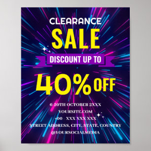 POSTER NETTOYER LA BOUTIQUE DE REMISE SUR VENTE