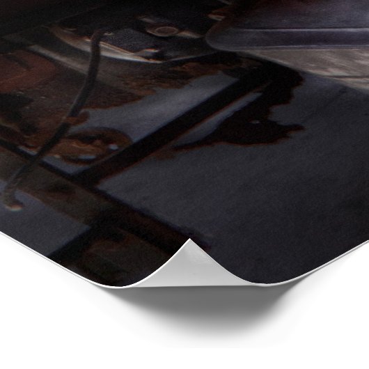 Poster Nettoyeur à sec - Mettez-vous à travers le poignar (Coin)