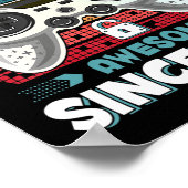 Poster Neuf Anniversaire 9 ans Son garçon amusant Gamer 9 (Coin)