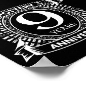 Poster Neuf ans mariage de la poterie (Coin)