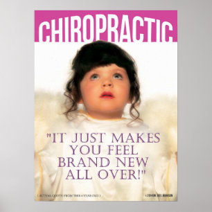 Poster Neuf avec chiropratique