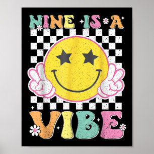Poster Neuf Est Une Vibe 9e Anniversaire Super Sourire Fa