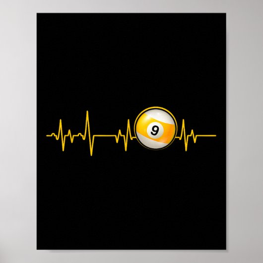 Poster Neuf Ll Pool Heartbeat Cut Billard Snooker Pool (Devant)
