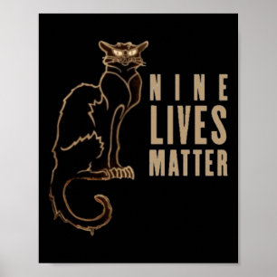 Poster Neuf Vit Sticker Chat Noir