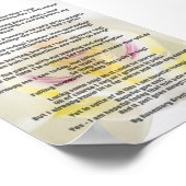 Poster Neuralgie Trigeminal Poème de Rosemary Grant (Coin)