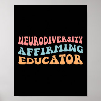 Poster Neurodiversité Affirmer l'éducateur