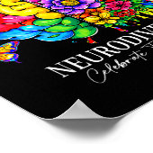 Poster Neurodiversité célèbre le spectre  (Coin)