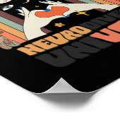 Poster Neurodiversité Univers Celestial Retro Autisme Awa (Coin)