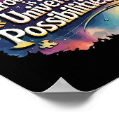 Poster Neurodiversité Univers Des Possibilités Space Aut (Coin)