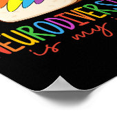 Poster Neurodiversity Is My Jam Adhd Sensibilisation sur (Coin)