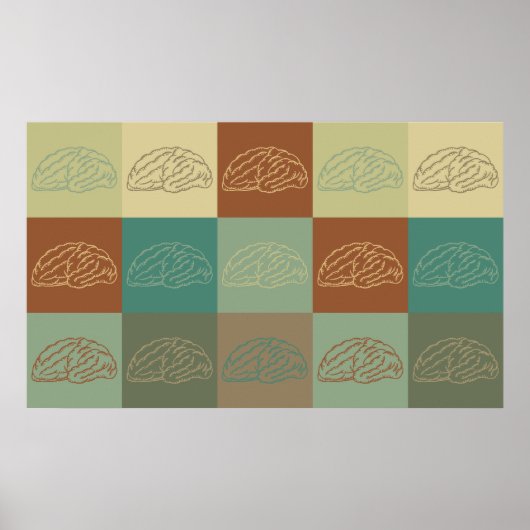 Poster Neurologie Pop Art (Devant)