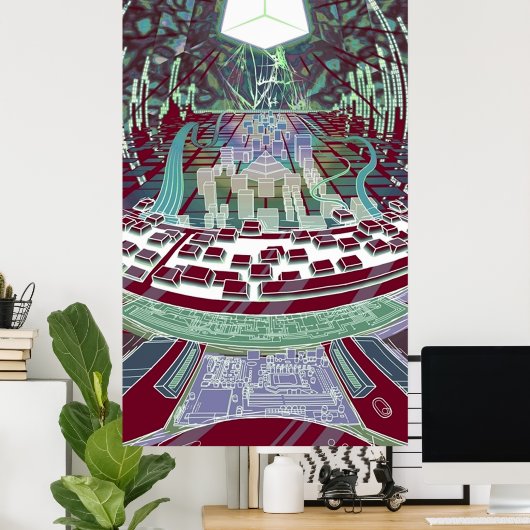 Poster Neuromancer Wintermute (Bureau à domicile)