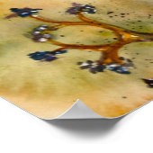 Poster Neuron bleu (Coin)