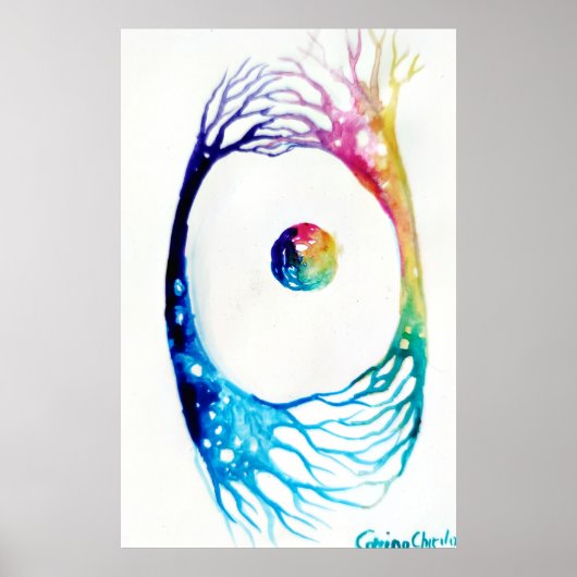 Poster Neurones connectés (Devant)