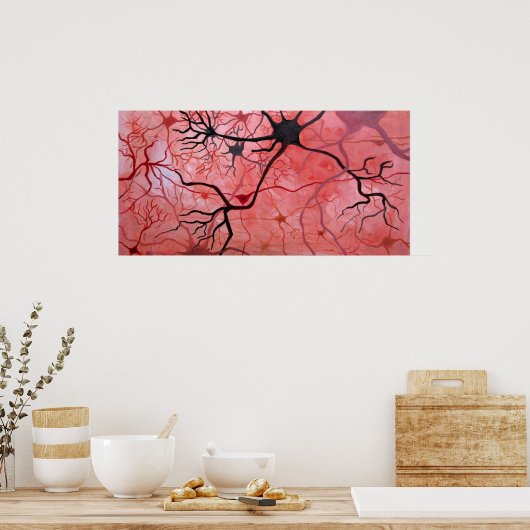 Poster Neurons canvés (Cuisine)