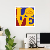 Poster Neuroscience Love (Bureau à domicile)