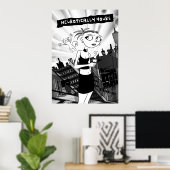 Poster Neuroticement Votre (Noir et Blanc) (Bureau à domicile)