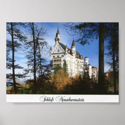 Poster Neuschwanstein (Devant)