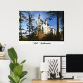 Poster Neuschwanstein (Bureau à domicile)