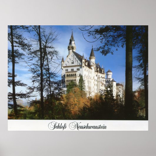 Poster Neuschwanstein (Devant)