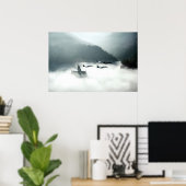 Poster Neuschwanstein en pleine effervescence (Bureau à domicile)