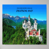 POSTER NEUSCHWANSTEIN SCHLOSS, DEUTSCHLAND (Devant)