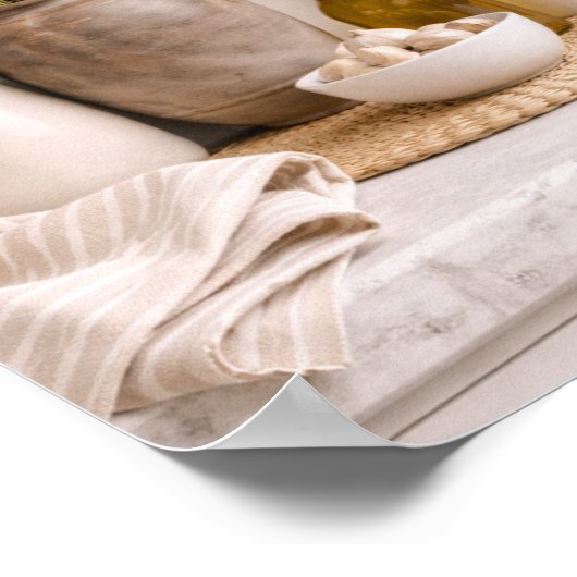 Poster Neutral Kitchen Farmhouse Art Frame Ready  (Coin)