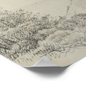 Poster Neutral Toned Landscape Art Print Drawing (Coin)