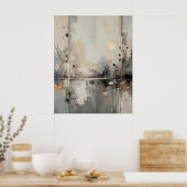 Poster Neutre Abstrait Nature | L'art de l'âme (Cuisine)