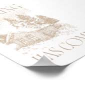 Poster Neutre Le Roi Est Arrivé Cabane Noël (Coin)