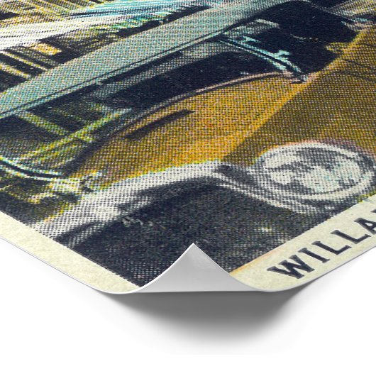 Poster Neuvième rue Vue de la rue Willamette (Coin)