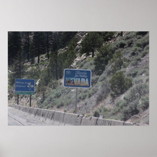 Poster Nevada-Cailforinia (Devant)
